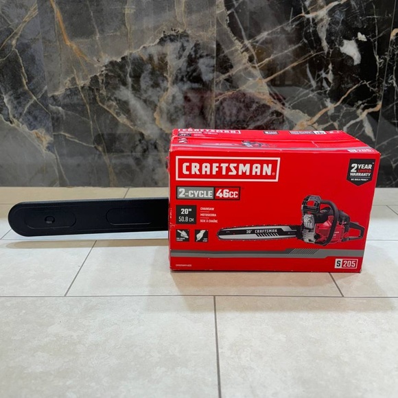 Craftsman CMXGSAMY462S 20" 46cc 2-Cycle Gas Powered Chainsaw S205 - Picture 1 of 7